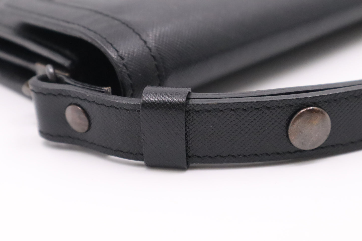 YSL Saint Laurent Shoulder Bag in Black Leather