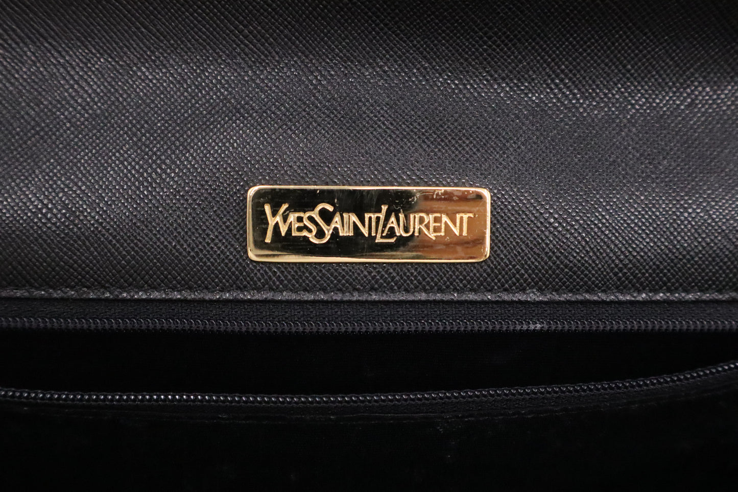 YSL Saint Laurent Shoulder Bag in Black Leather