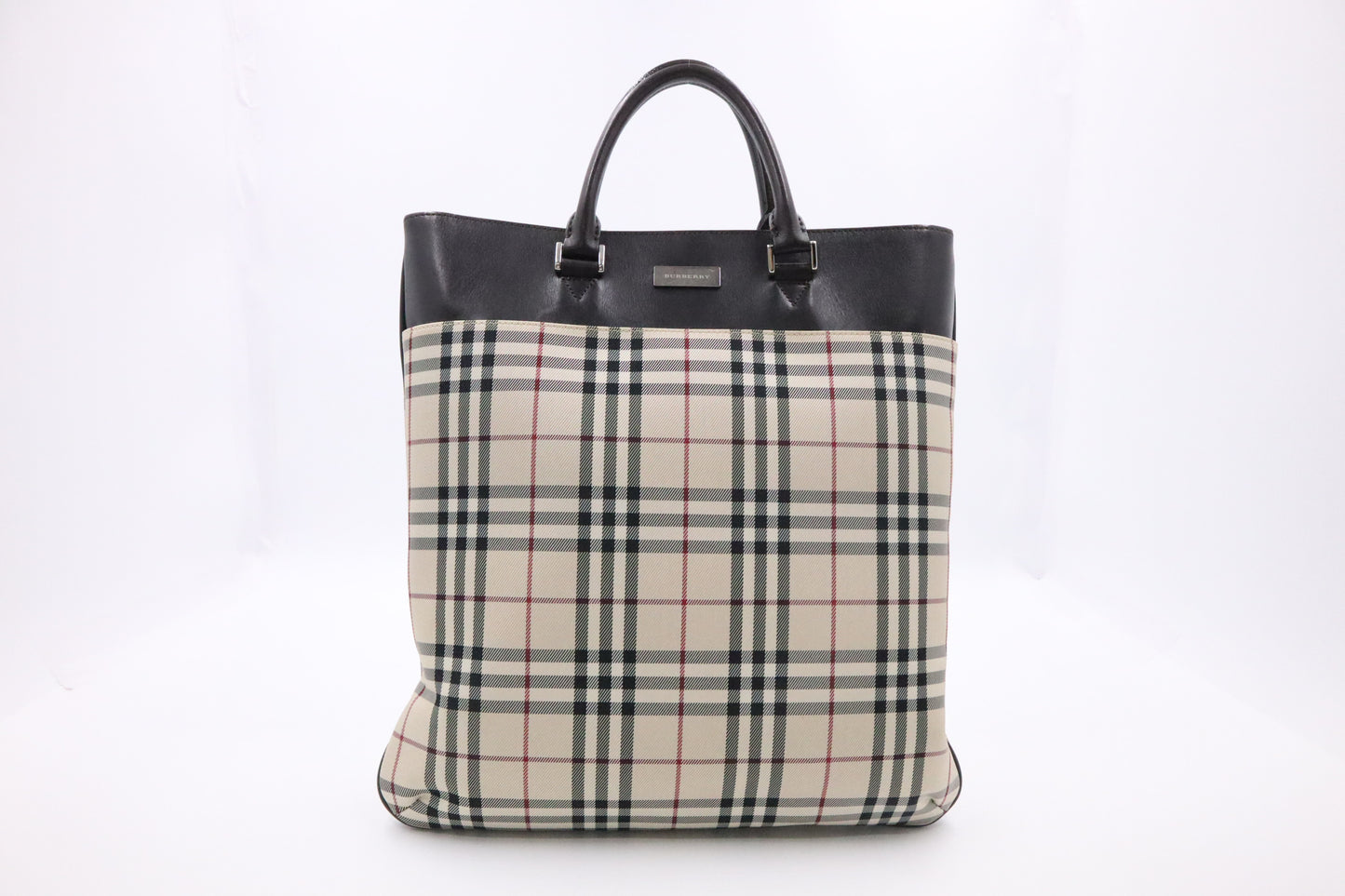 Burberry Tote Bag in Nova Check Canvas