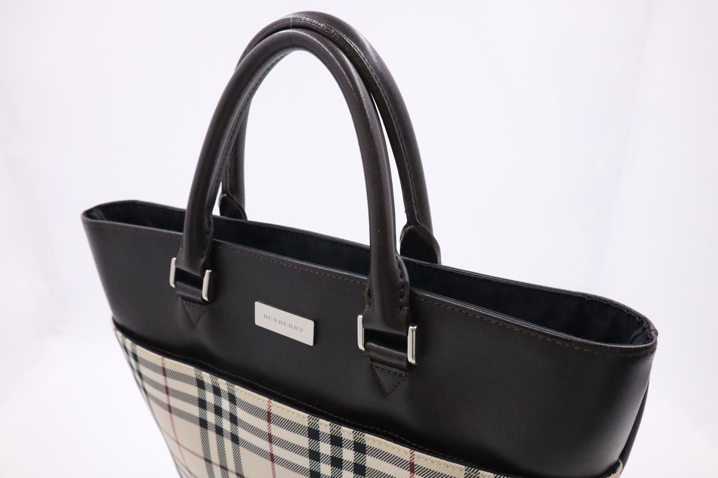 Burberry Tote Bag in Nova Check Canvas