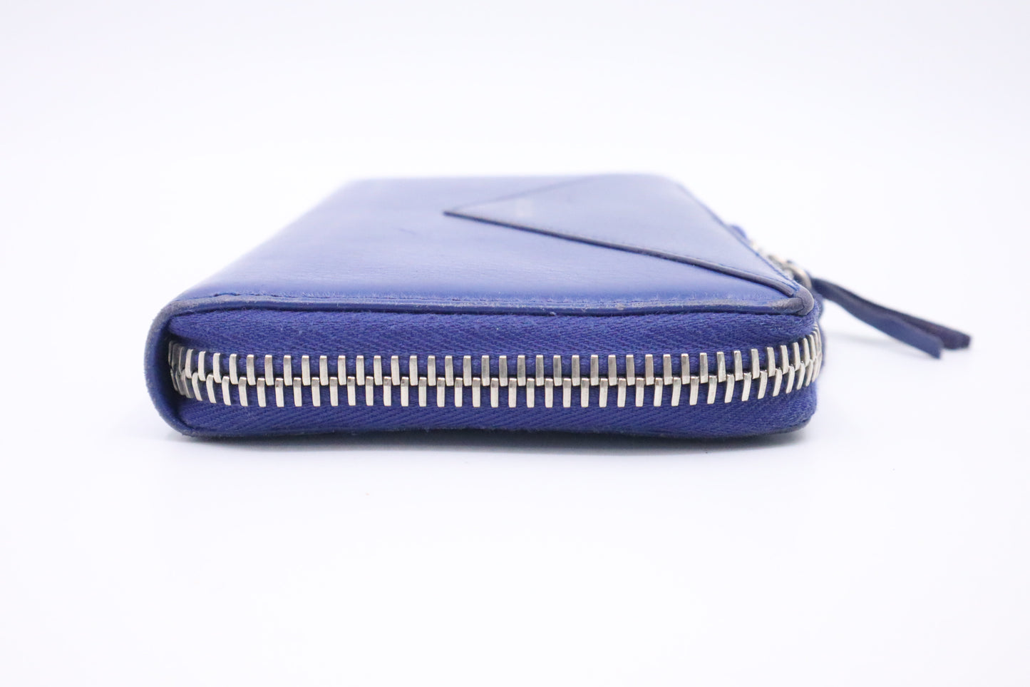 Balenciaga Zippy Long Wallet in Blue Leather
