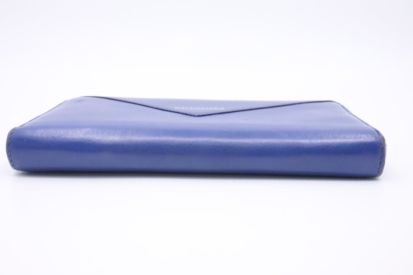 Balenciaga Zippy Long Wallet in Blue Leather
