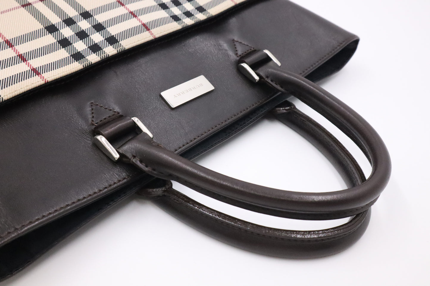 Burberry Tote Bag in Nova Check Canvas