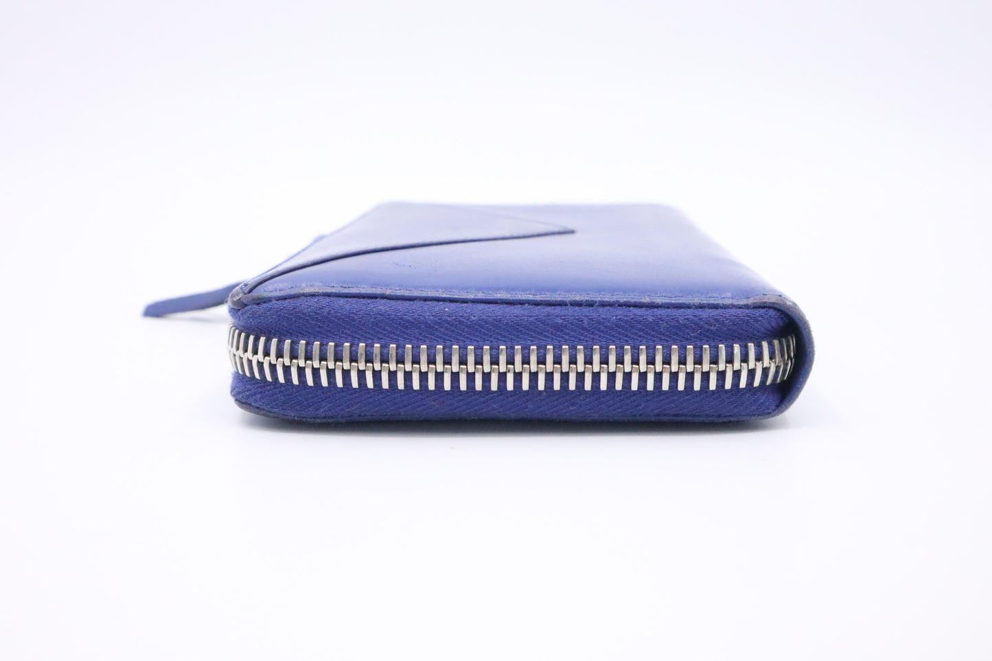 Balenciaga Zippy Long Wallet in Blue Leather