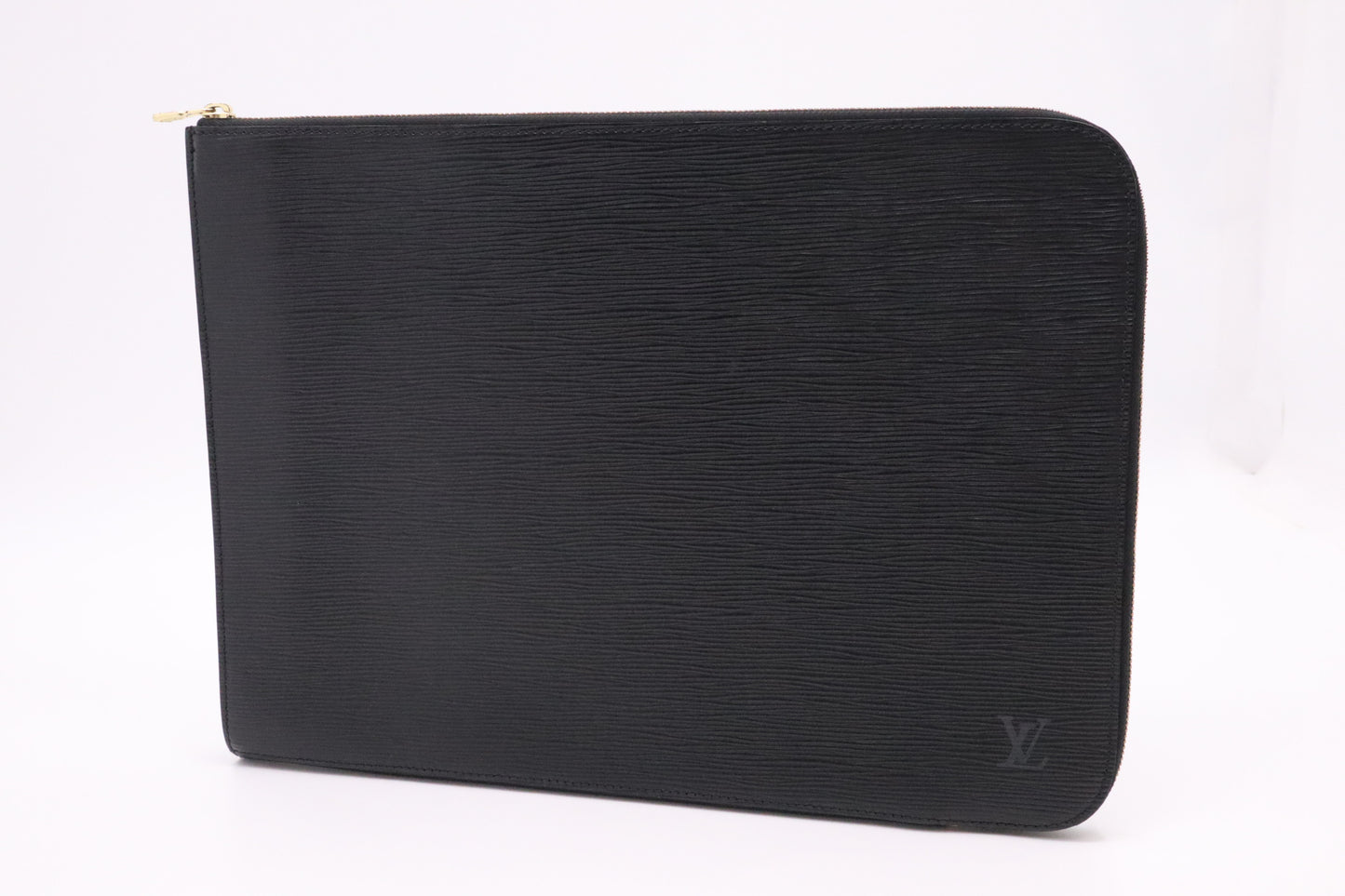 Louis Vuitton Poche Document in Black Epi Leather