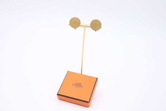 Hermes Clou de Selle Clip-on Earrings