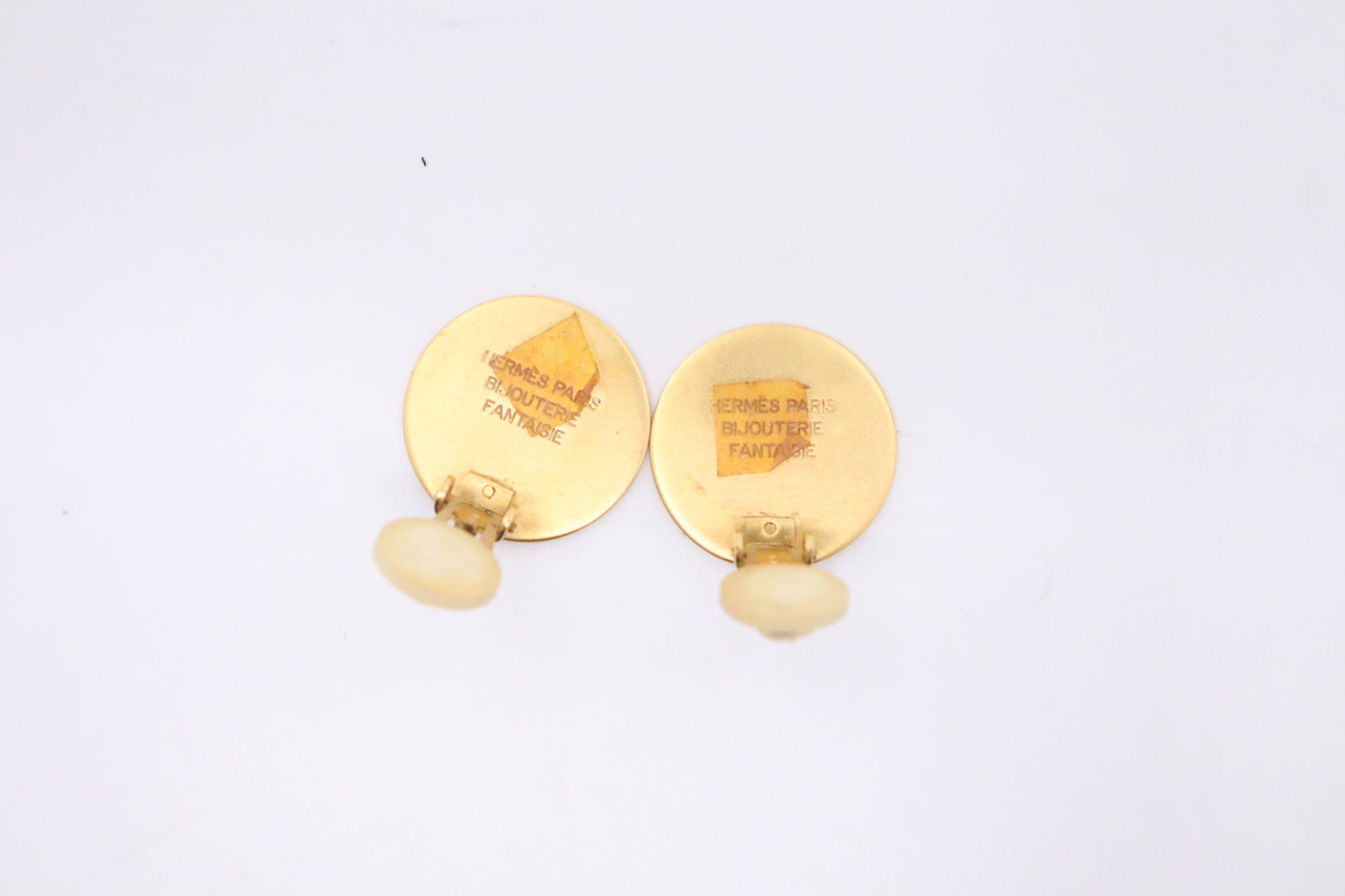 Hermes Clou de Selle Clip-on Earrings