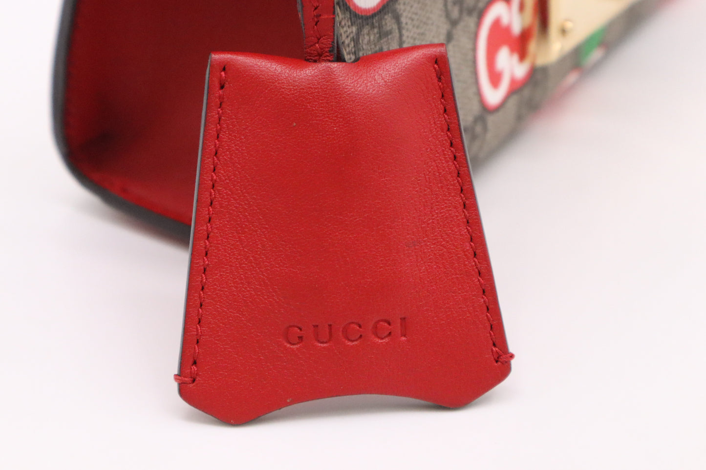 Gucci Shoulder Bag in GG Supreme Apples Canvas