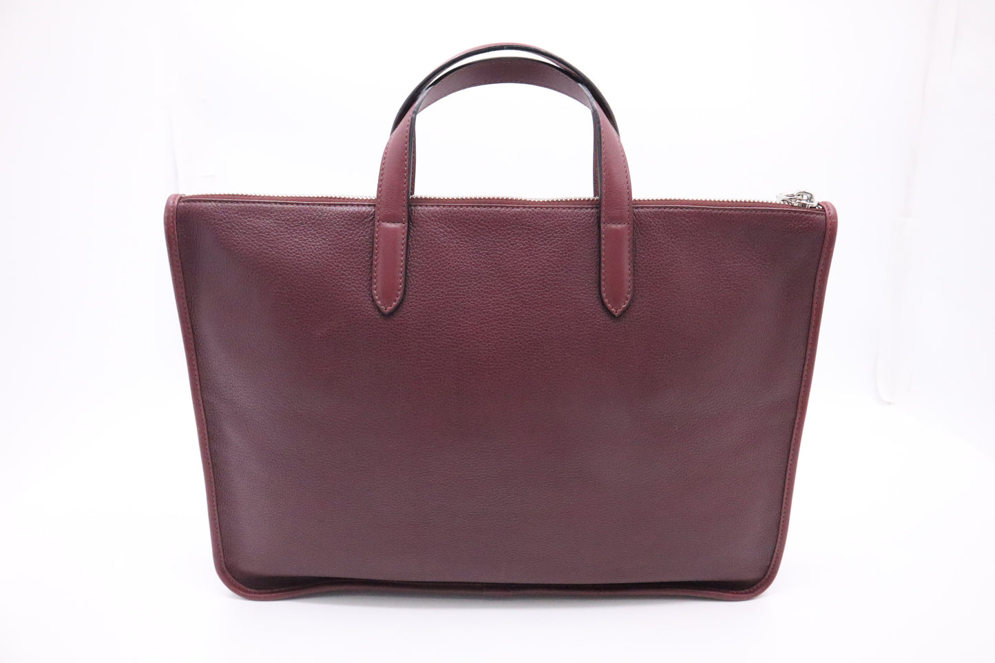 Loewe Briefcase in Burgundy Leather