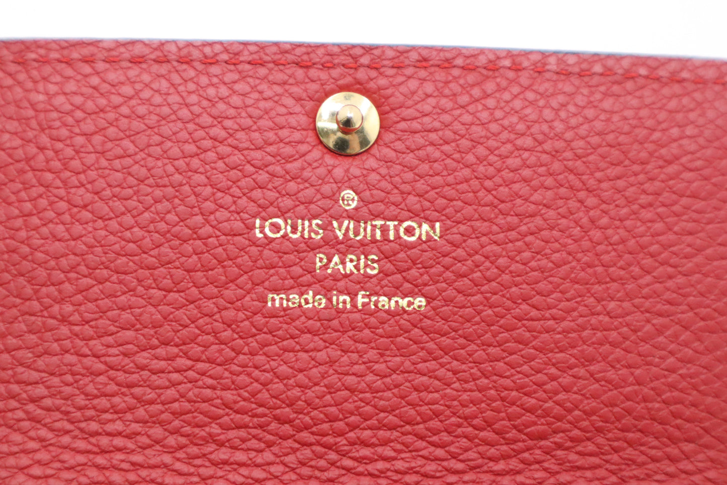 Louis Vuitton Multicles 6 in Red Empreinte Leather
