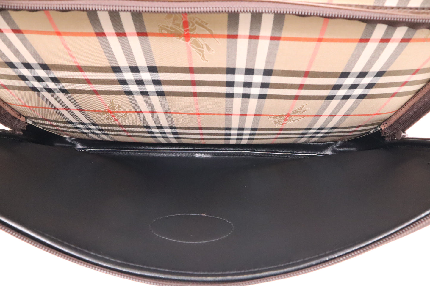 Burberry Travel Garment Bag in Brown Checked Canvas