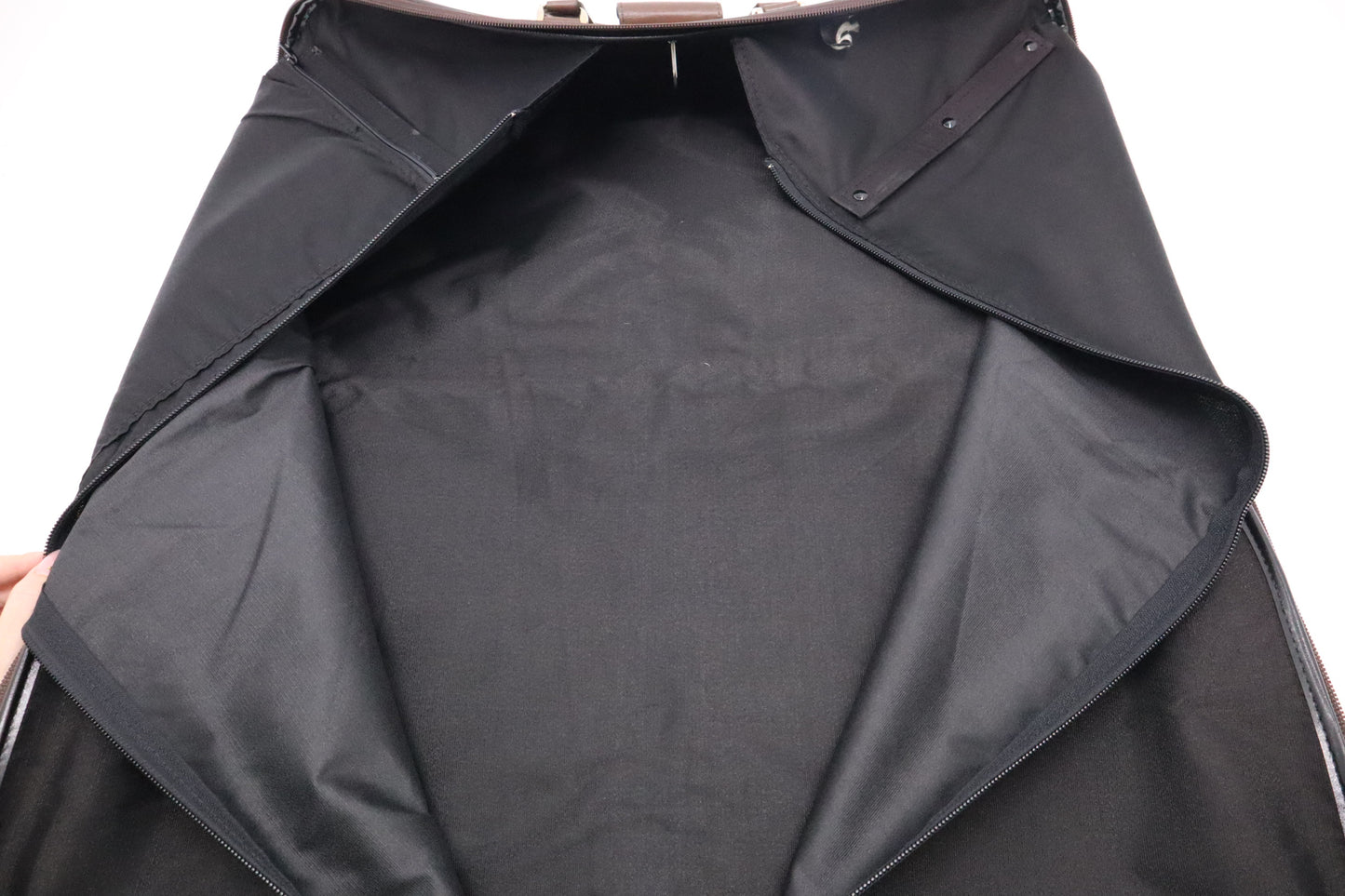Burberry Travel Garment Bag in Brown Checked Canvas