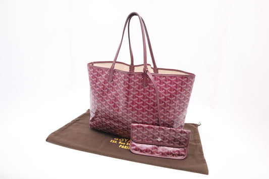 Goyard Saint Louis PM in Bordeaux Goyardine Canvas