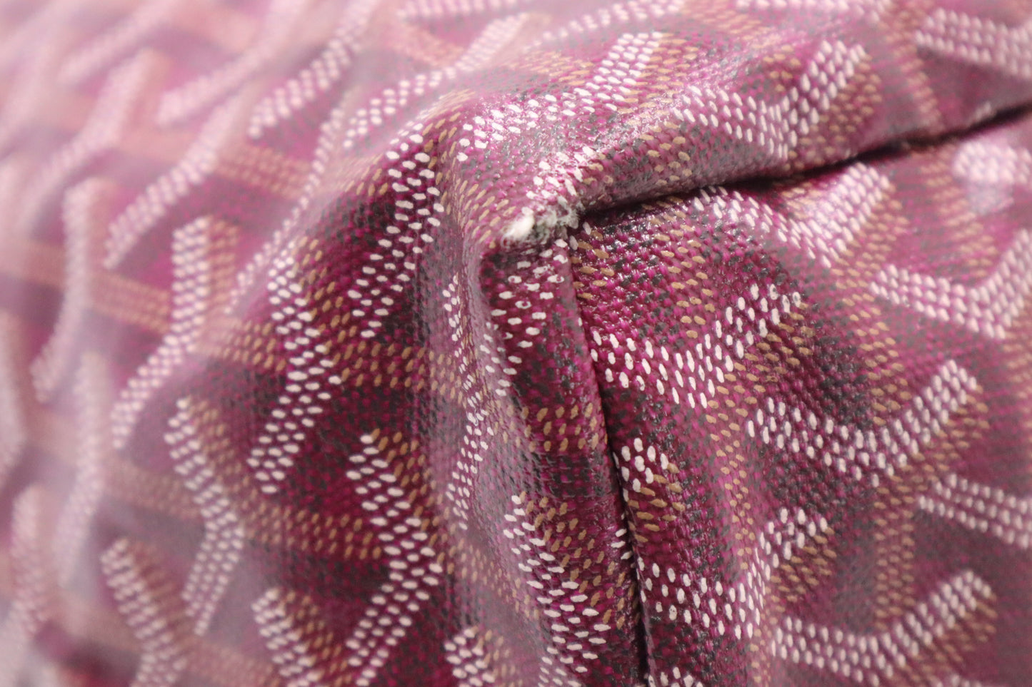 Goyard Saint Louis PM in Bordeaux Goyardine Canvas