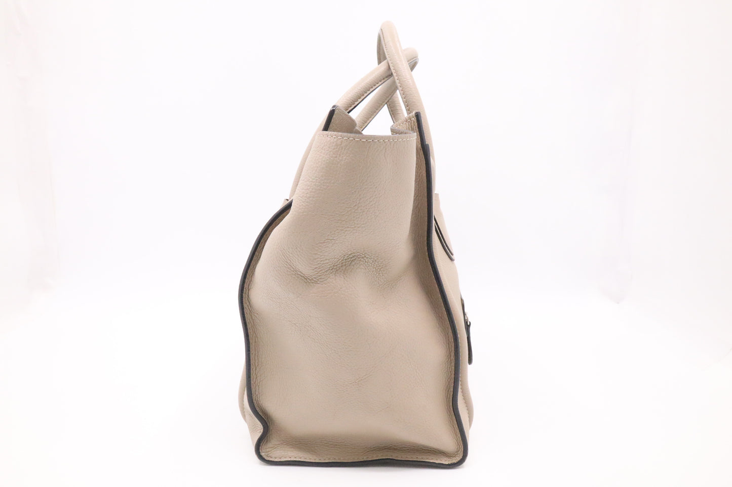 Celine Mini Luggage in Dune Drummed Leather