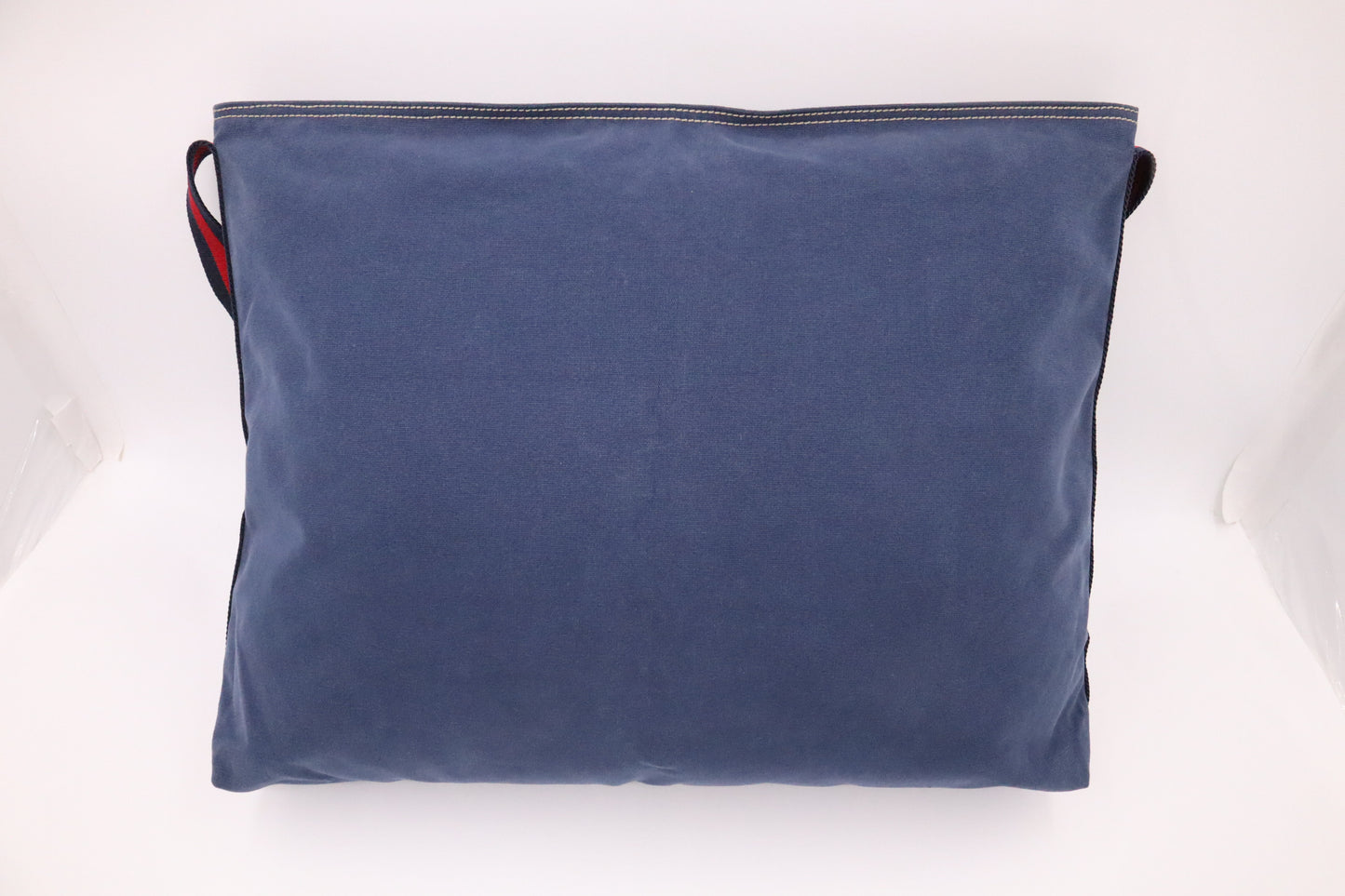 Gucci Sherry Shoulder Bag in Navy Blue Canvas