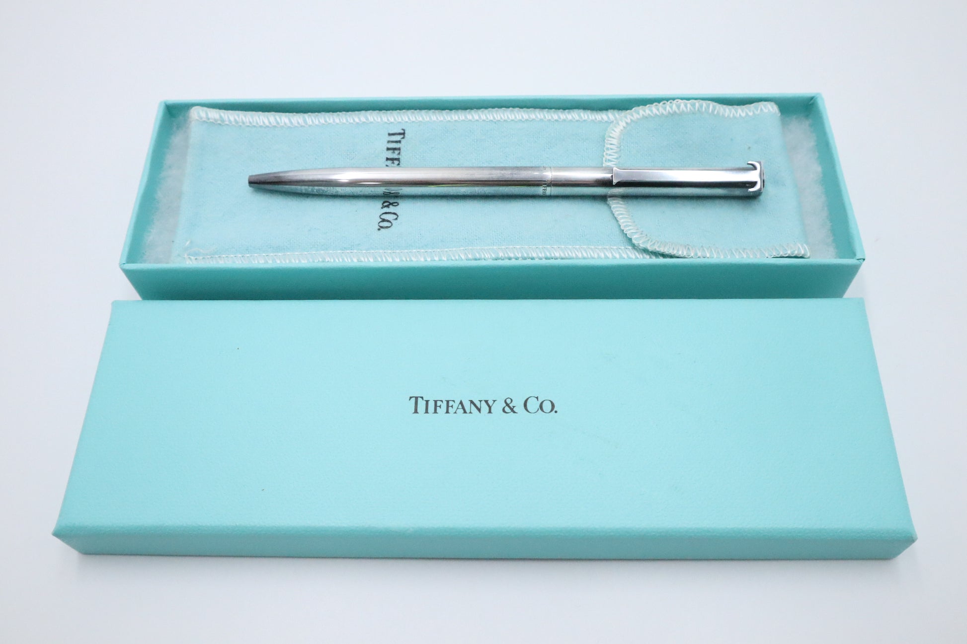 Tiffany Executive Tiffany T-clip Ballpoint Pen in Sterling