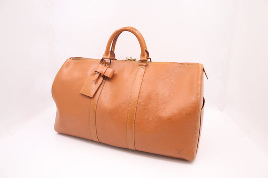 Louis Vuitton Keepall 45 in Brown Epi Leather