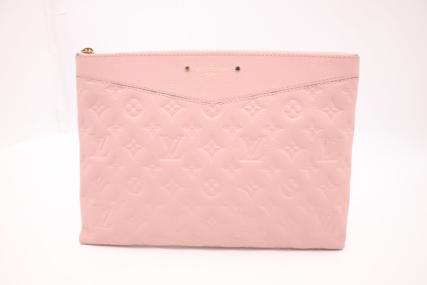 Louis Vuitton Daily Pouch in Pink Empreinte Leather