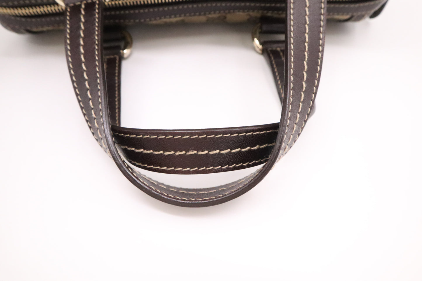 Gucci Crystal Duchessa Small Boston Bag in Patent Canvas