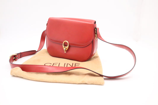 Celine Crossbody in Red Leather