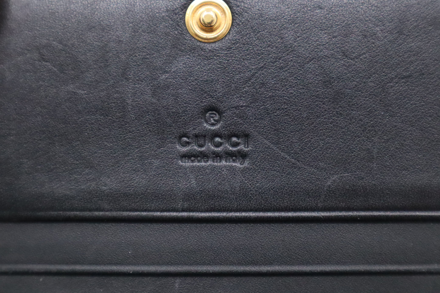 Gucci Bee Compact Wallet in GG Bee Canvas