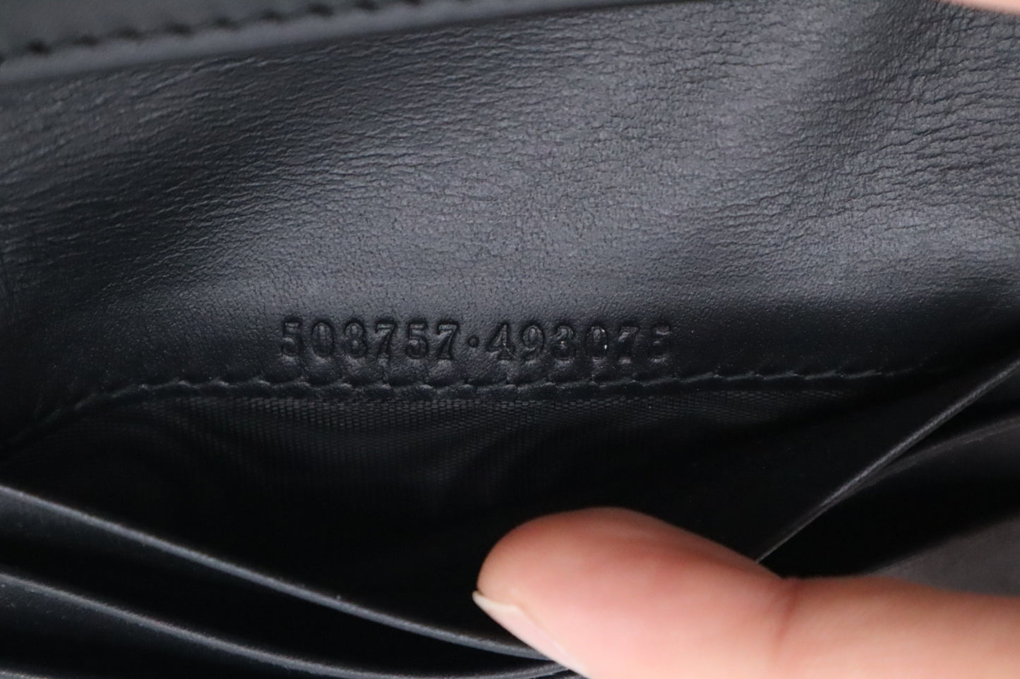 Gucci Bee Compact Wallet in GG Bee Canvas