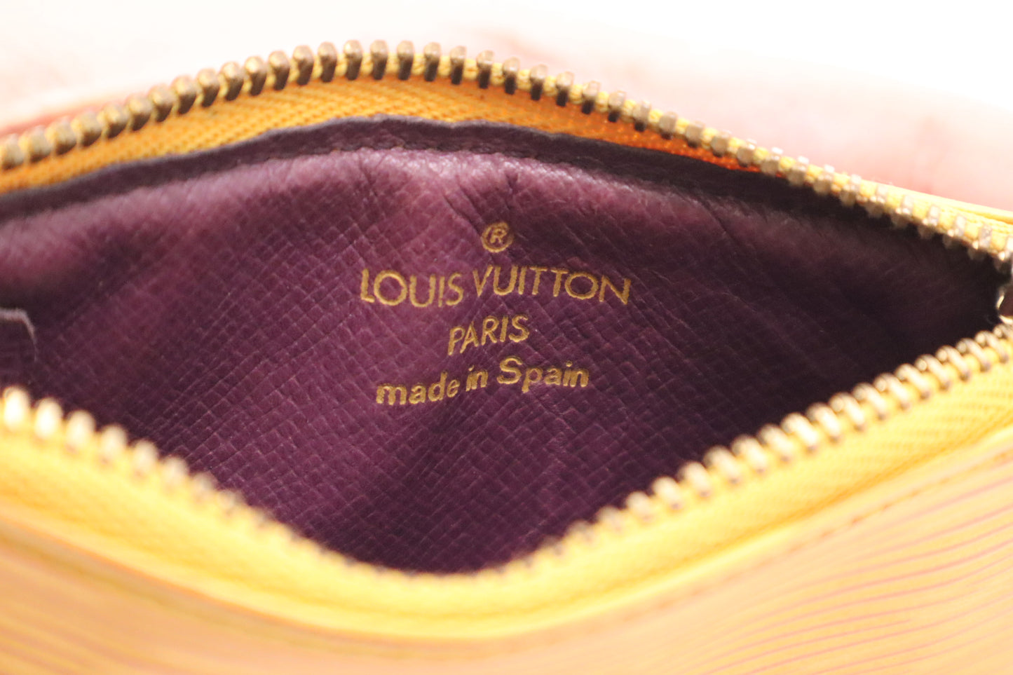 Louis Vuitton Cles in Orange Epi Leather
