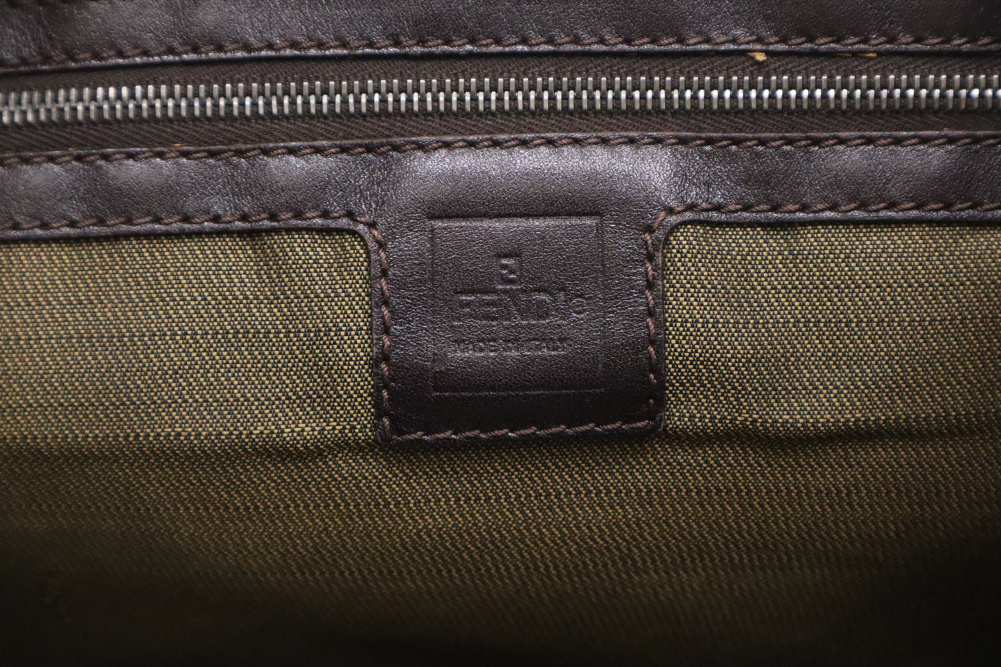 Fendi Handbag in Zucca Canvas