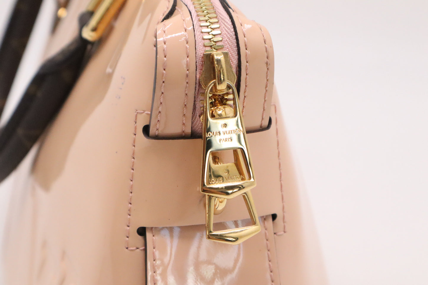 Louis Vuitton Miroir Tote Bag in Vernis Leather and Monogram Canvas