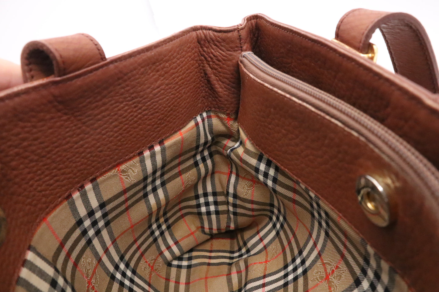 Burberry Handbag in Brown Leather