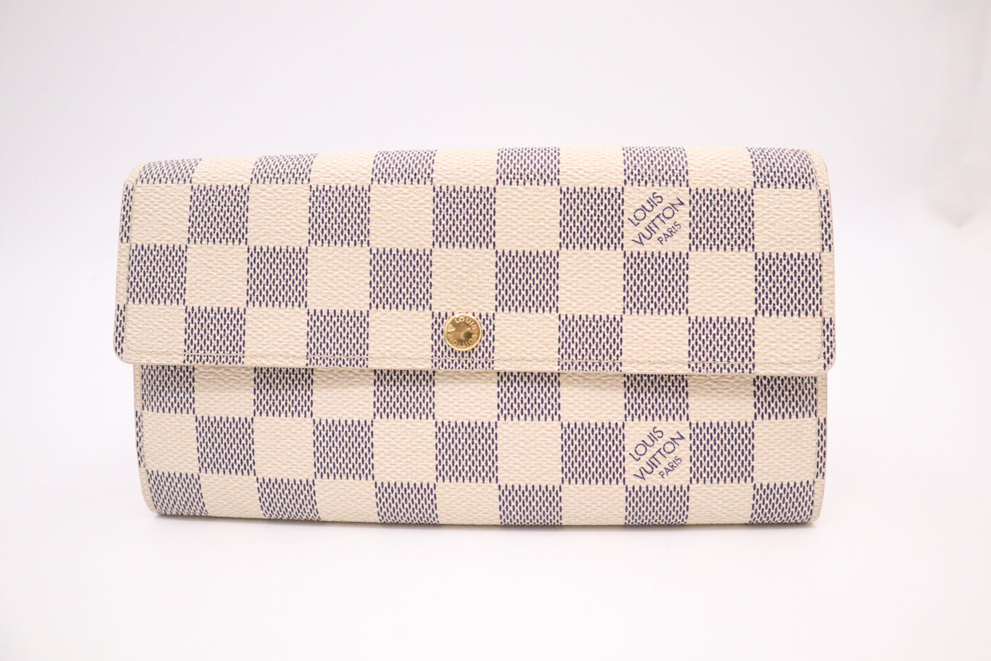 Louis Vuitton Sarah Wallet in Damier Azur Canvas