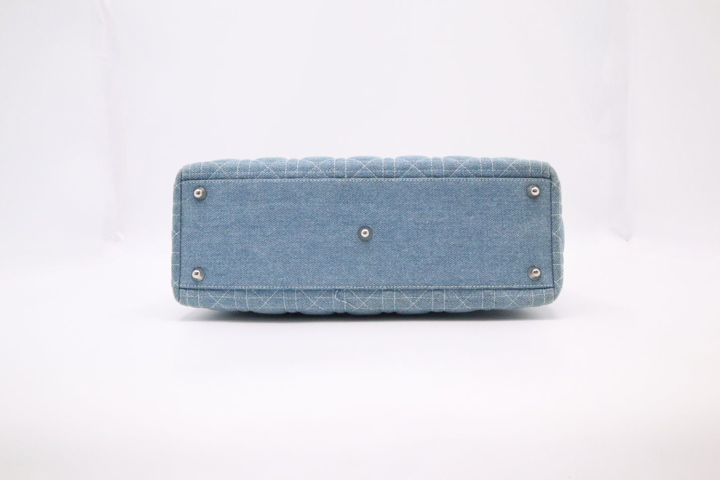 Dior Large Lady Dior in Cannage Denim