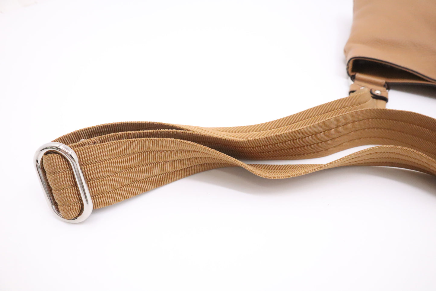 Ferragamo Crossbody Bag in Light Brown Leather