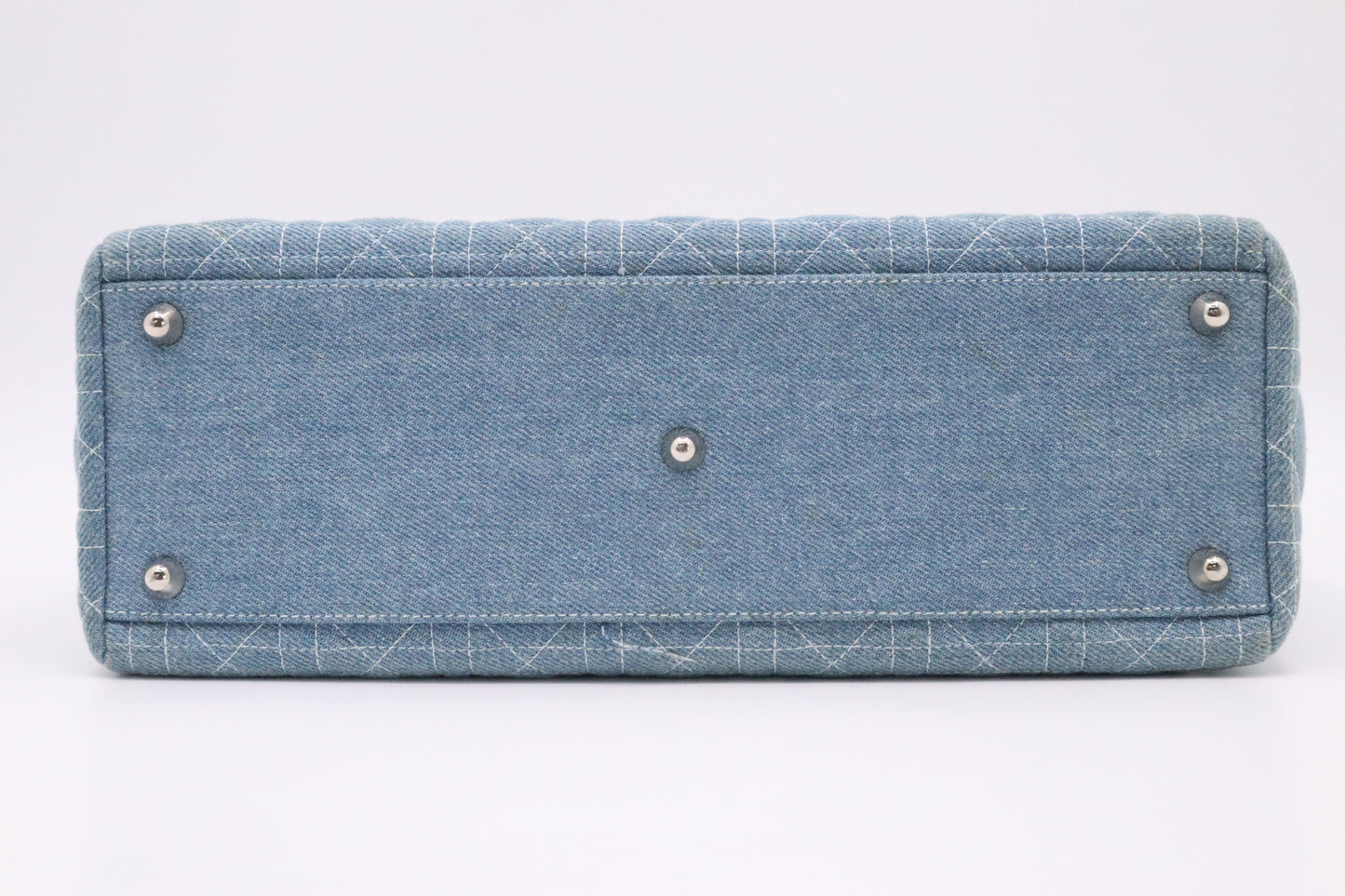 Dior Large Lady Dior in Cannage Denim