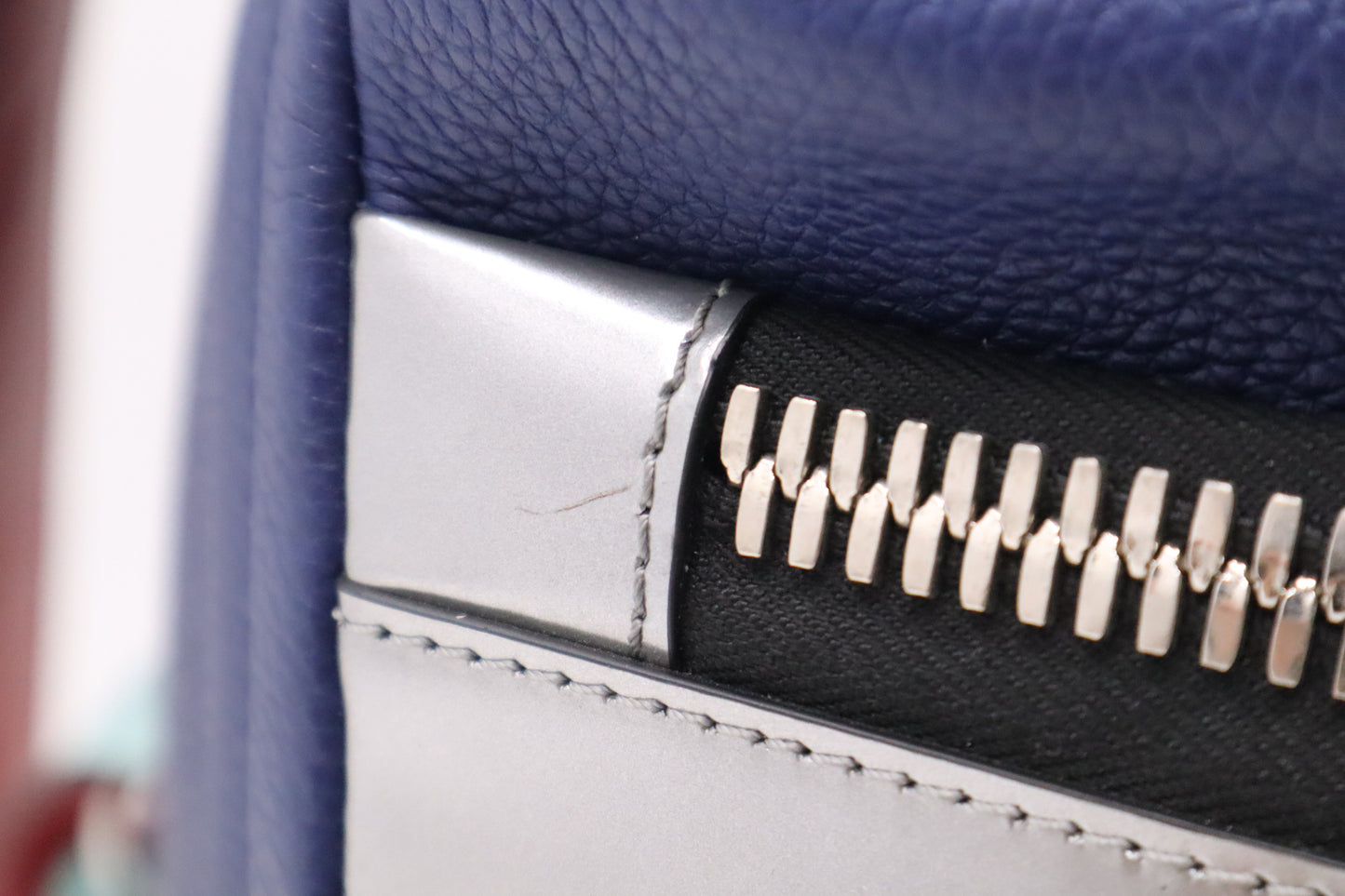 Louboutin Backpack in Blue Leather