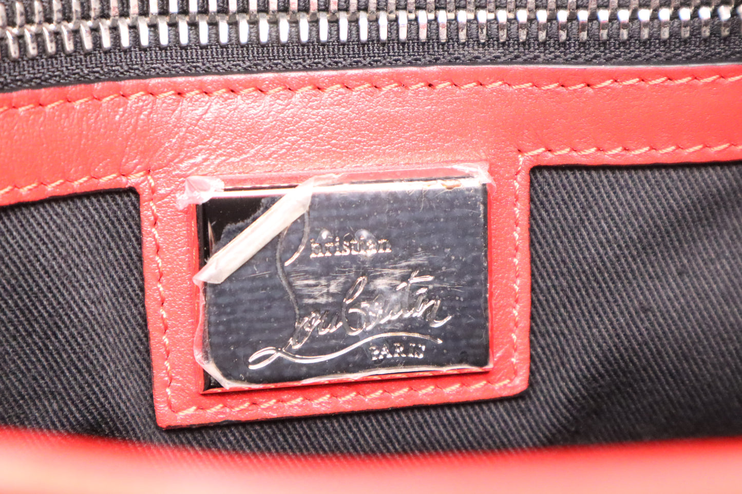 Louboutin Backpack in Blue Leather