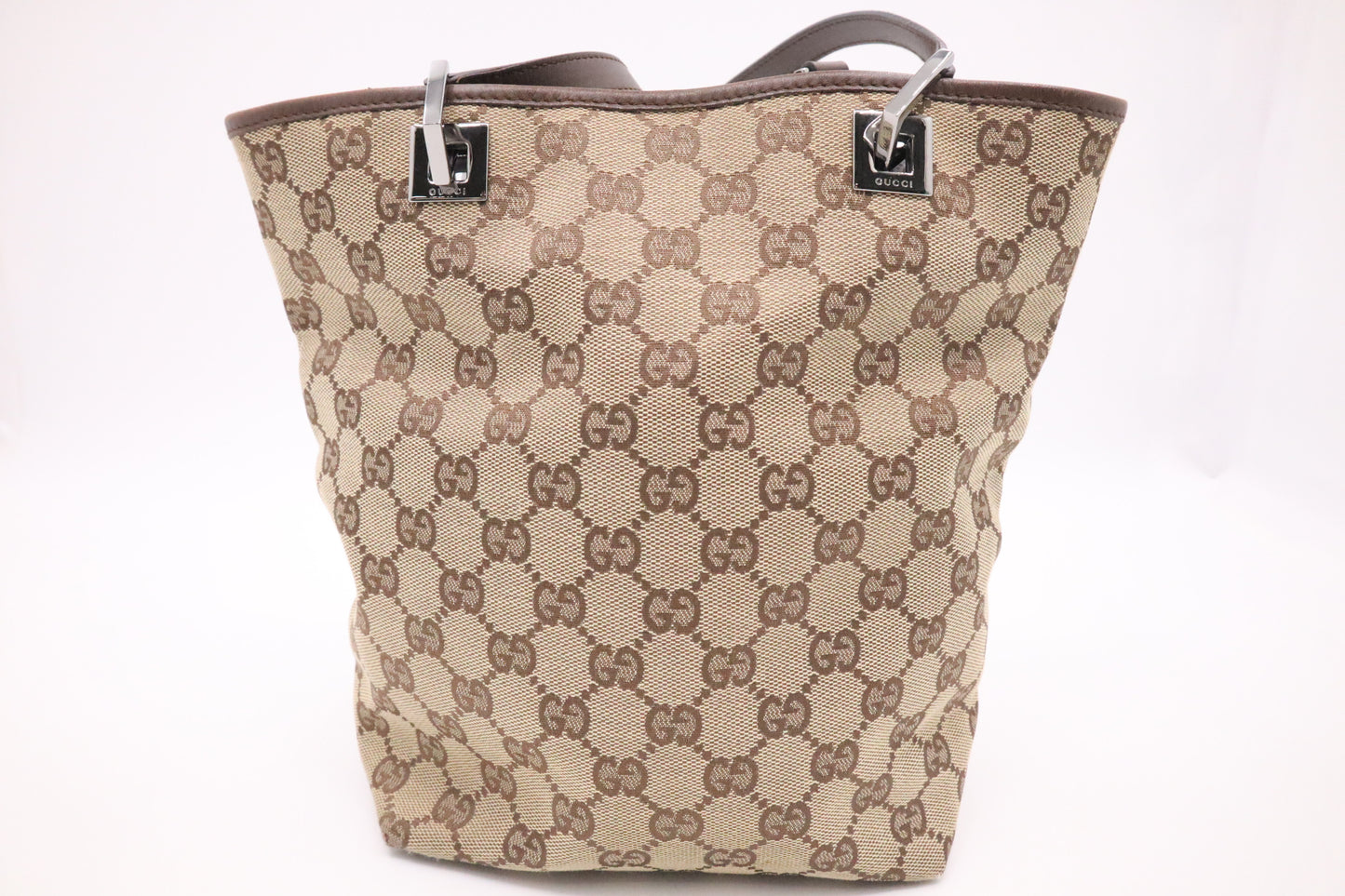 Gucci Small Tote in Brown GG Canvas