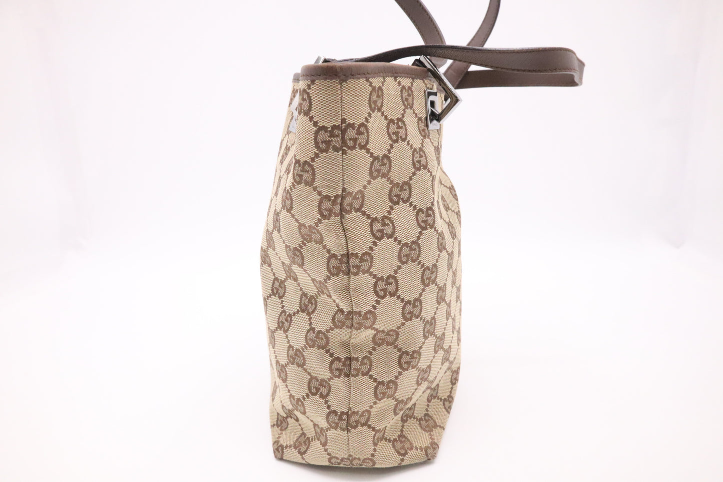 Gucci Small Tote in Brown GG Canvas