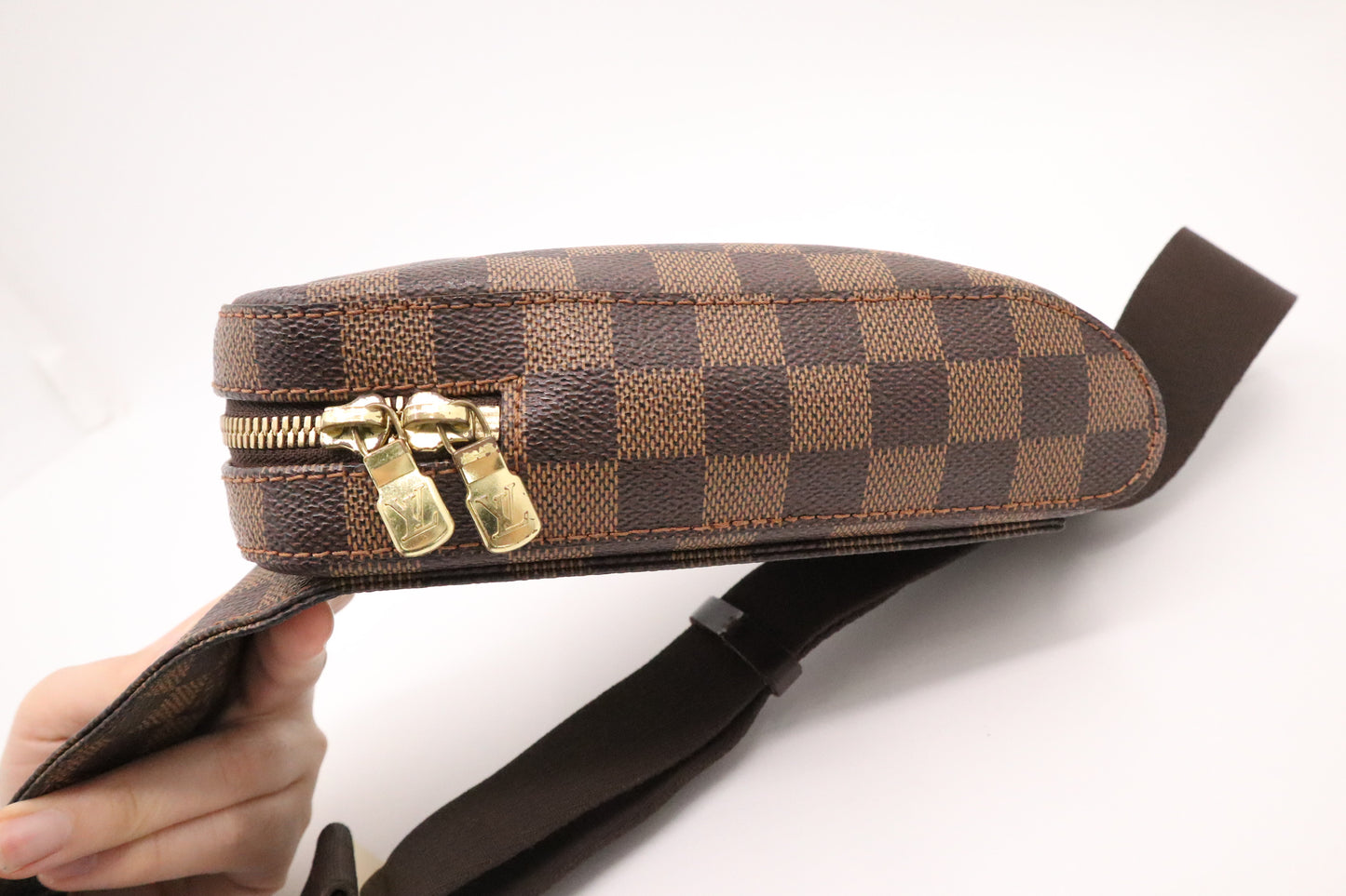 Louis Vuitton Geronimo in Damier Ebene Canvas