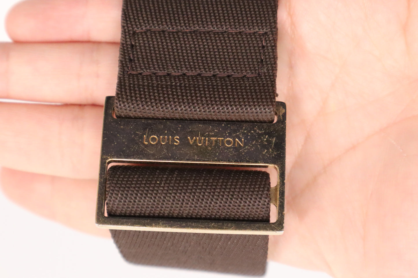 Louis Vuitton Geronimo in Damier Ebene Canvas