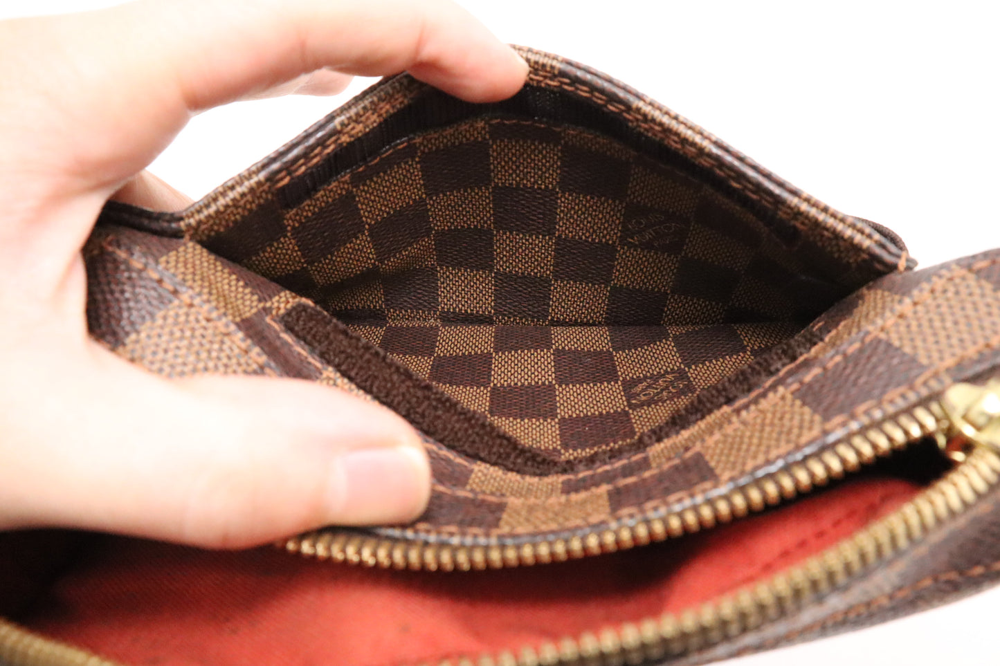 Louis Vuitton Geronimo in Damier Ebene Canvas