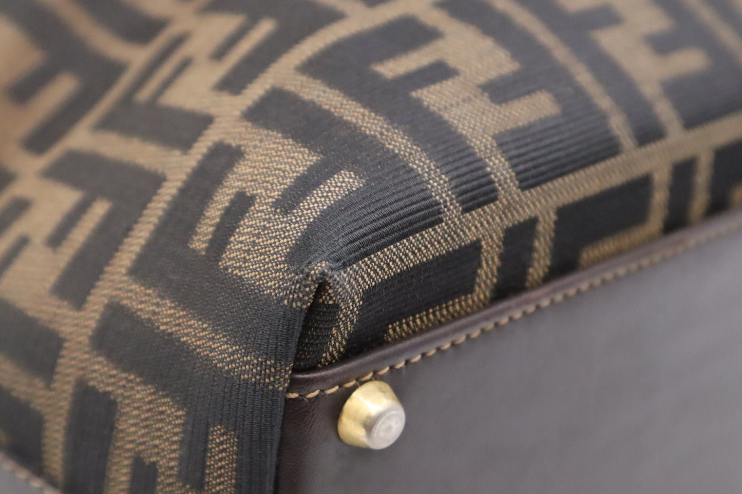 Fendi Tote in Zucca Canvas