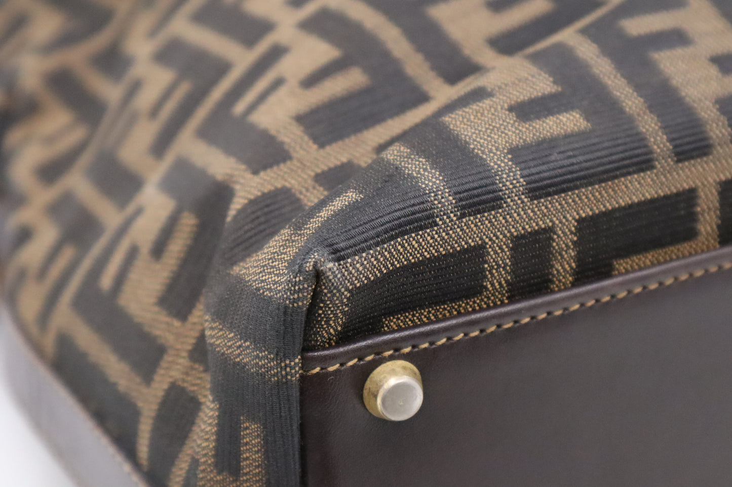 Fendi Tote in Zucca Canvas