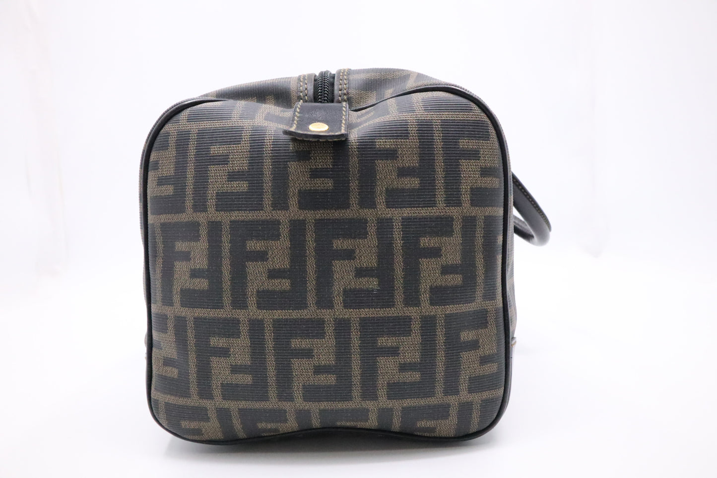 Fendi Boston Bag in Zucca Coated Canvas