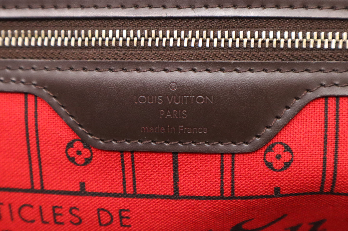 Louis Vuitton Neverfull GM in Damier Ebene Canvas