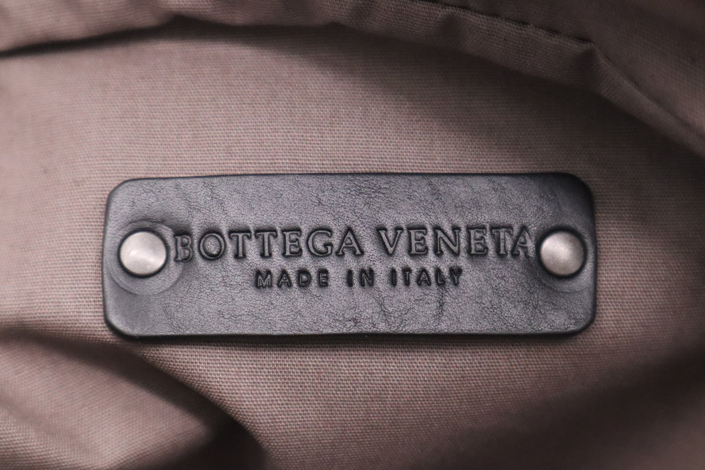 Bottega Veneta Pouch in Black Leather