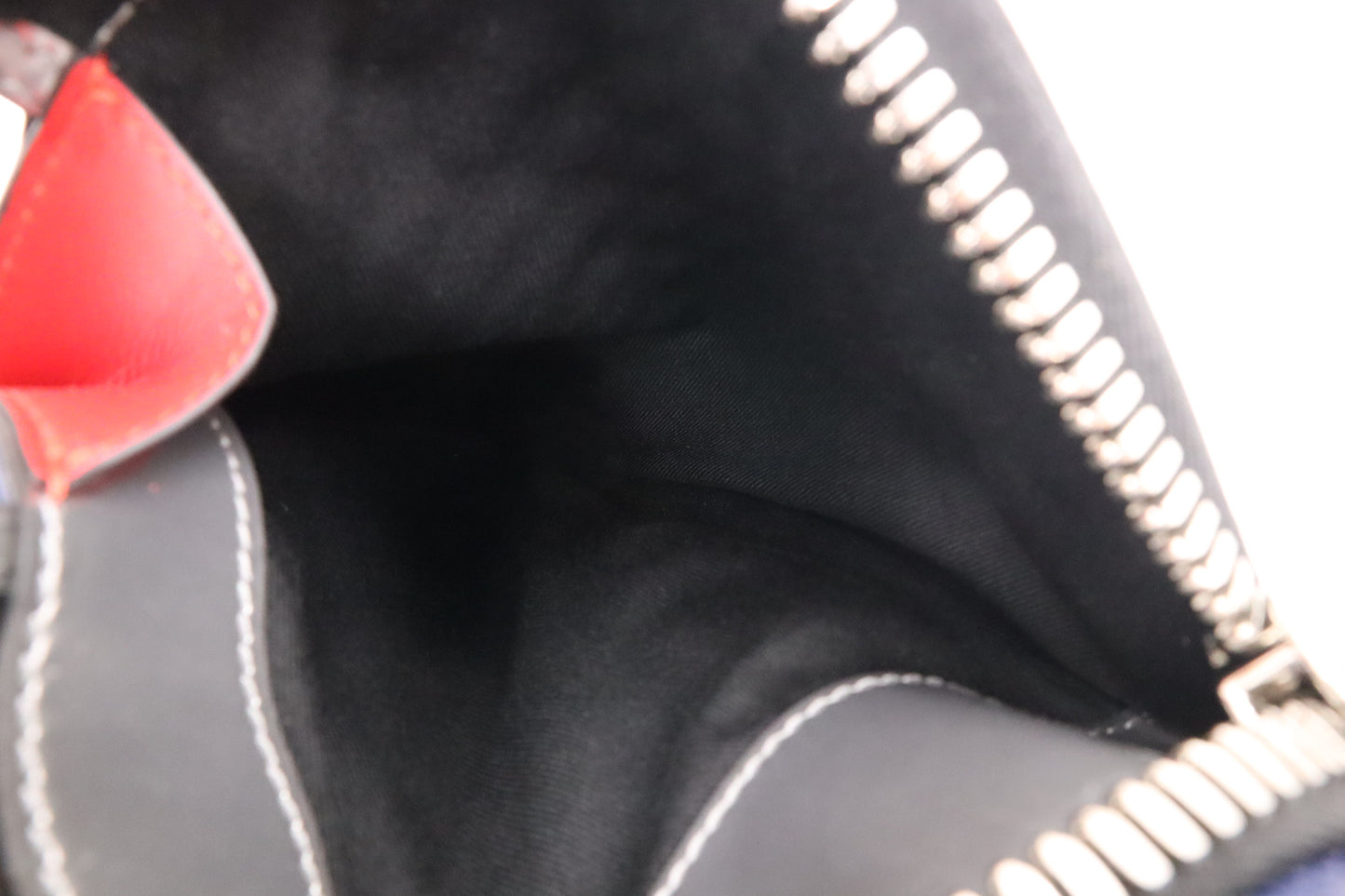 Louboutin Backpack in Blue Leather