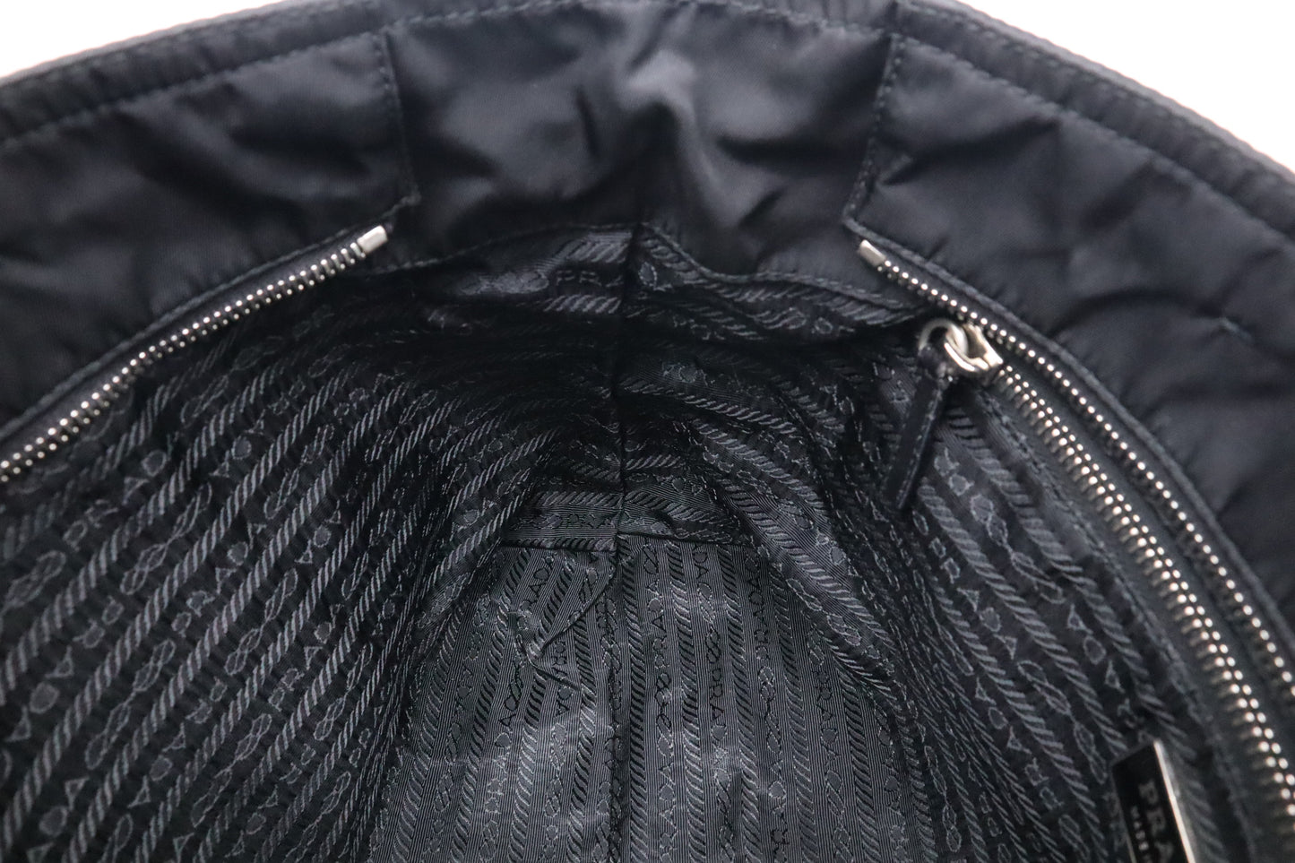 Prada Shoulder Bag in Black Nylon