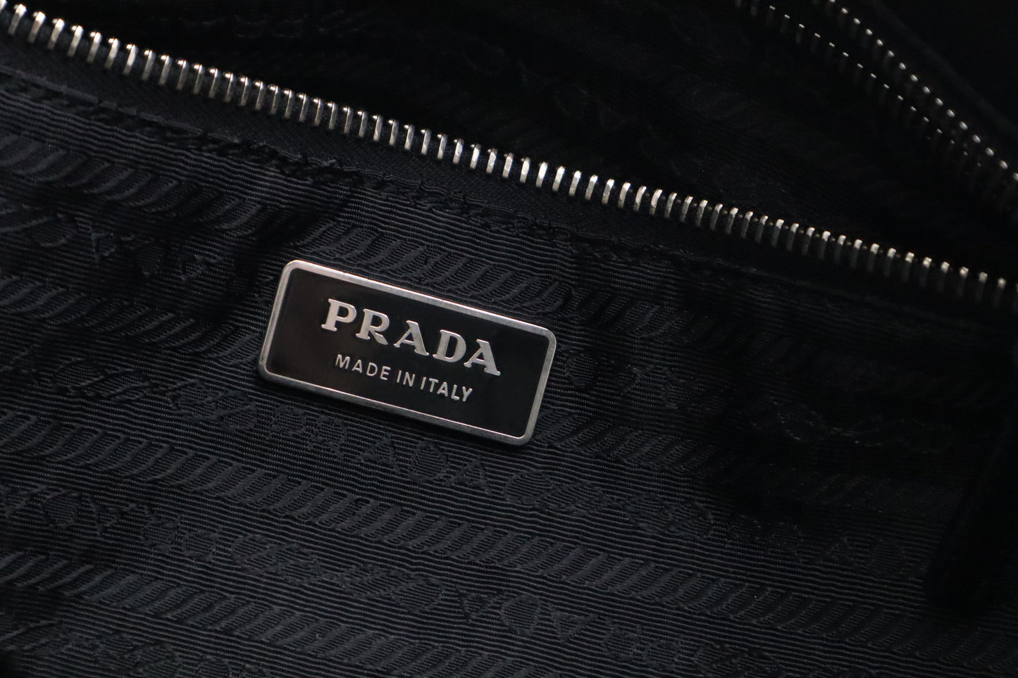 Prada Shoulder Bag in Black Nylon